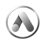 metallic google ads emblem on black removebg preview